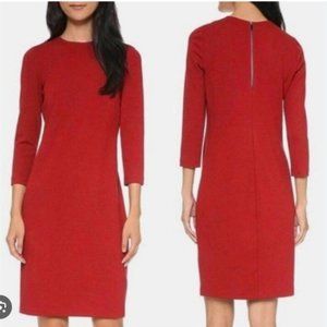 Vince | Dark Red 3/4 Sleeve Dress Large
